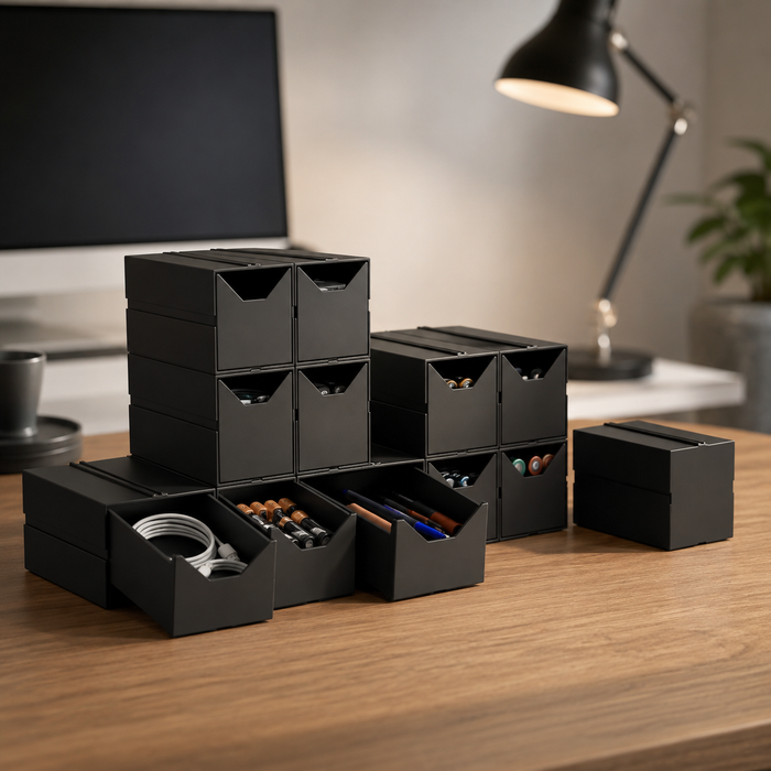 Bureau modulaire à tiroirs