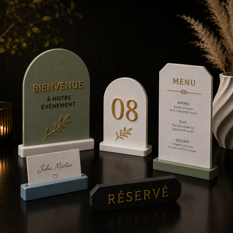 Signalétique & plaques personnalisées