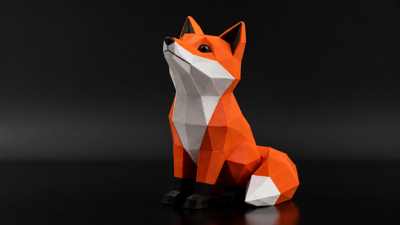 Statue "Renard Origami"